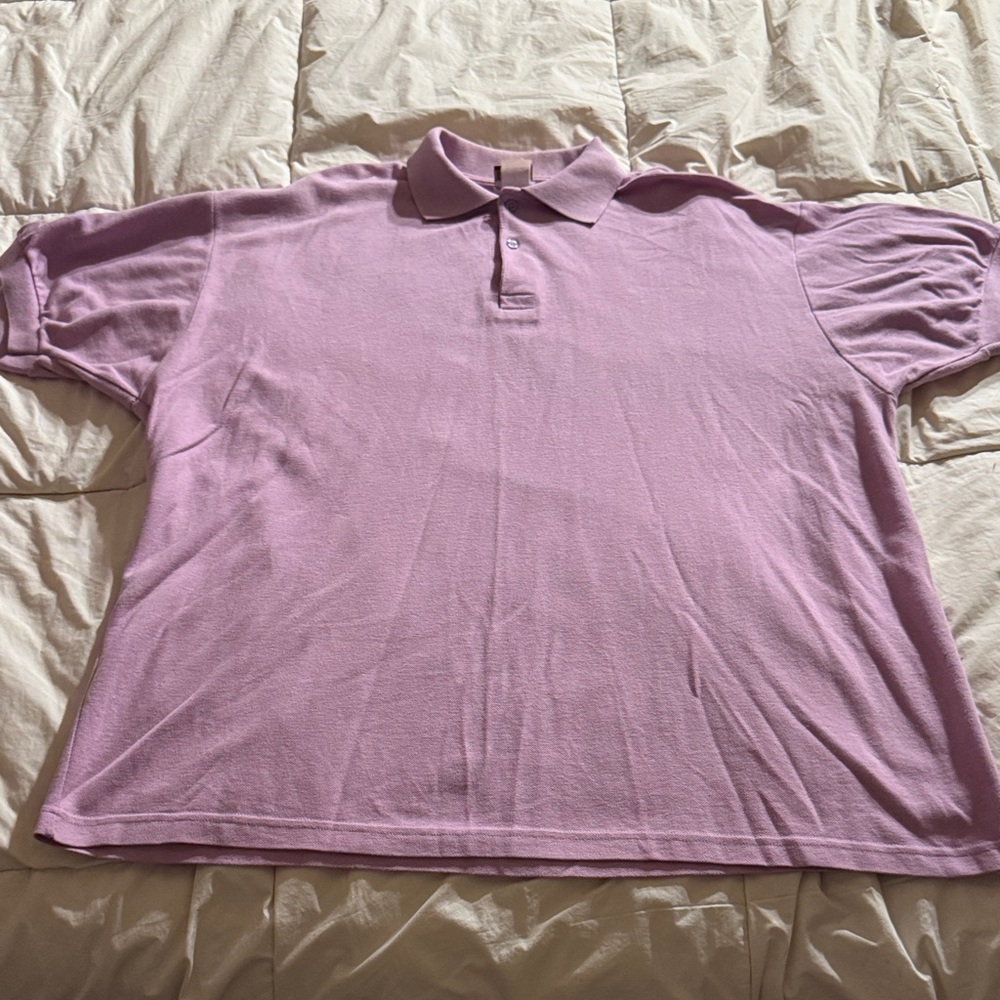 Gently Used Galaxy Men’s Lavender Polo Shirt
